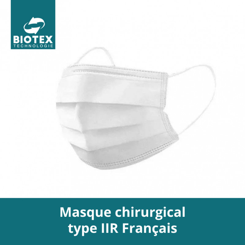 Masque chirurgical type IIR Français