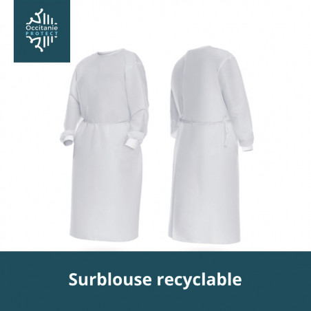 Surblouse anti-salissure recyclable